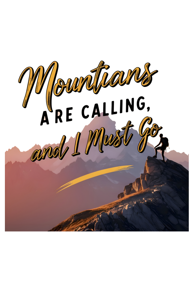 Mountains Are Calling Unisex Hooded Sweatshirt